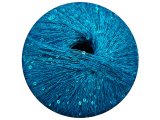GALASSIA 13 TURKUS MOCNY 25g 112m kordonek z cekinami 2mm co 1cm