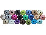 GALASSIA 02 RÓŻ FUKSJA 25g 112m kordonek z cekinami 2mm co 1cm