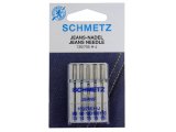 Igły SCHMETZ półpłaskie JEANS mix igieł do maszyn domowych do dżinsu 130/705 H