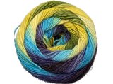 STYLISH ALPACA 14 FIOLET/AQUA/ZIELONY/ŻÓŁTY YarnArt 150g 525m lekka wełna na chusty entrelac
