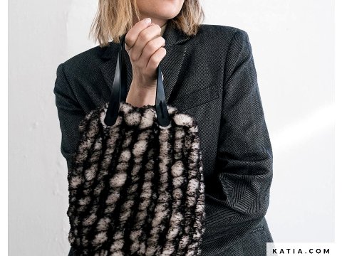 Polar Extreme ESKIMO 301 BRĄZ KOŃCÓWKI CZARNE 300g 30m włóczka sztuczny króliczek futerko na Teddy bag NOWOŚĆ 2026/2027