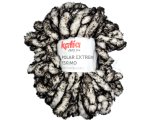 Polar Extreme ESKIMO 300 BIAŁY KOŃCÓWKI CZARNE 300g 30m włóczka sztuczny króliczek futerko na Teddy bag NOWOŚĆ 2026/2027