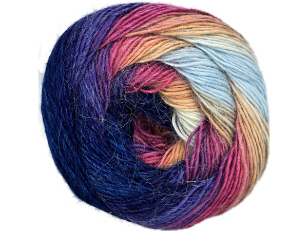 STYLISH ALPACA 17 GRANAT BŁĘKITNY RÓZ FIOLET ŁOSOŚ YarnArt 150g 525m lekka wełna na chusty entrelac