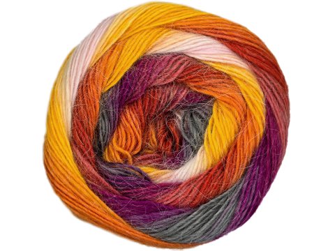 STYLISH ALPACA 19  ORANGE ŻÓŁTY RUDY FUKSJA AMARANT RÓŻ SZARY ECRU YarnArt 150g 525m lekka wełna na chusty entrelac