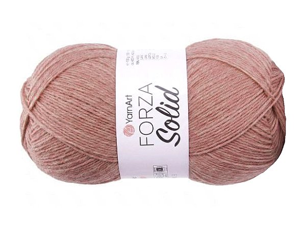 FORZA SOLID 36 Brzoskwinia włóczka YarnArt 100g 420m włóczki wełniane na swetry i skarpetki lub drgą nitkę