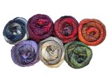Merino Seta Tones 103 MIX BORDO FIOLET CZERWONY GRAFIT Concept by Katia 100g 250m wełna z jedwabiem LIMITED EDITION