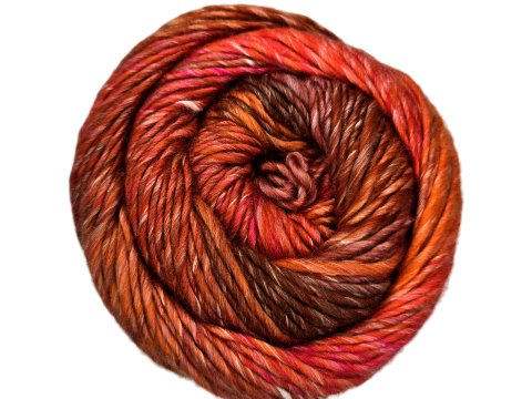 Merino Seta Tones 102 MIX ORANGE RUDY BRĄZ Concept by Katia 100g 250m wełna z jedwabiem LIMITED EDITION