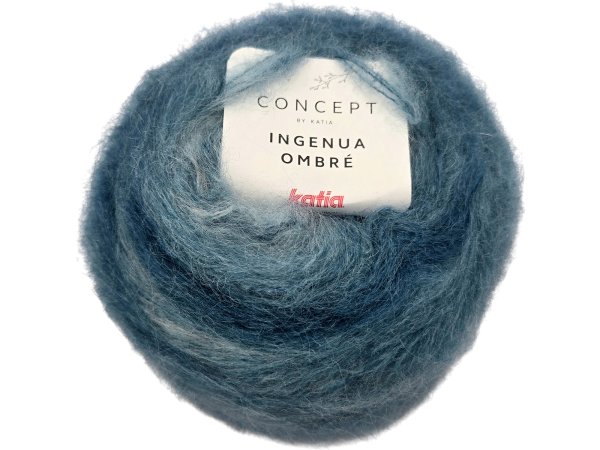 INGENUA OMBRE 205 NIEBIESKI 100g 280m Concept by Katia LIMITED EDITION