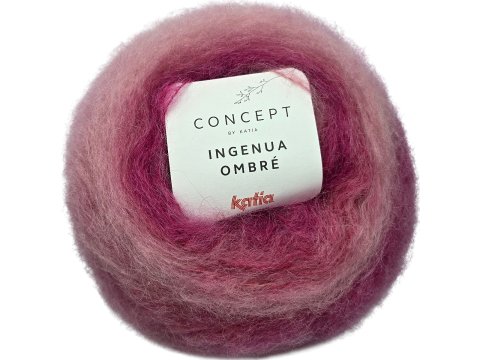 INGENUA OMBRE 200 RÓŻOWA 100g 280m Concept by Katia LIMITED EDITION