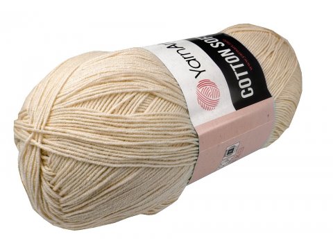 COTTON SOFT 05 BEŻ 100g 600m YarnArt cieńka bawełna na obrus narzutęletni sklep z włóczkami GOLD-POL Warszawa