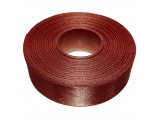 25mm wstążka atłasowa 25m 129 brąz/miedziany