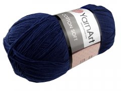 COTTON SOFT 54 GRANATOWY...