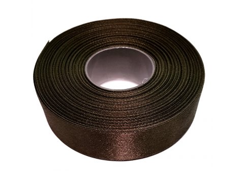 25mm wstążka atłasowa 25m 130 brąz
