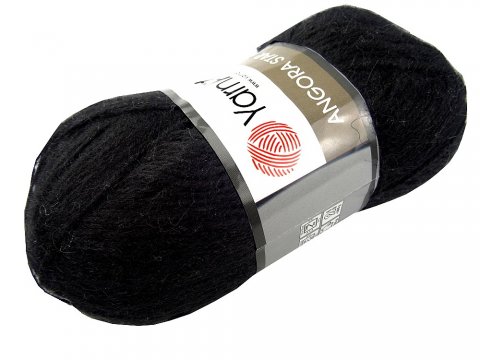 ANGORA STAR 585 CZARNY włóczka YarnArt 100g 500m cieniutka na szale