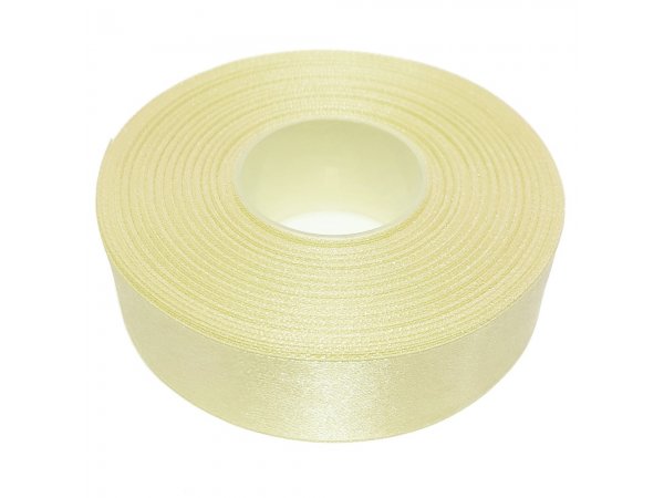 25mm wstążka atłasowa 25m 136 żółta