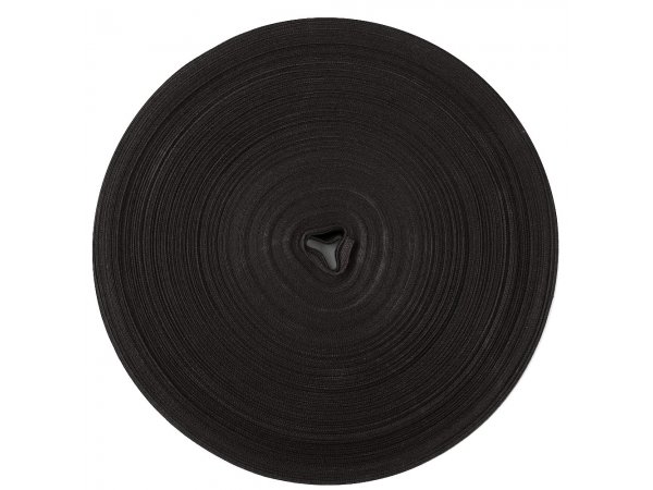 Taśma bawełniana 10mm C7930 BRĄZ/CZARNY cena za 50m wzór w jodełkę