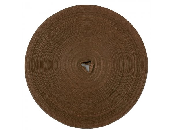 Taśma bawełniana 10mm C7906 BRĄZ JASNY cena za 50m wzór w jodełkę