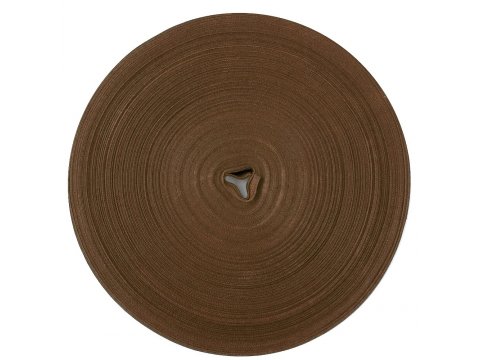 Taśma bawełniana 10mm C7906 BRĄZ JASNY cena za 50m wzór w jodełkę