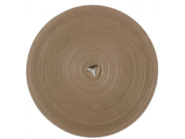 Taśma bawełniana 10mm C1903 BEŻ CIEMNY cena za 50m wzór w jodełkę