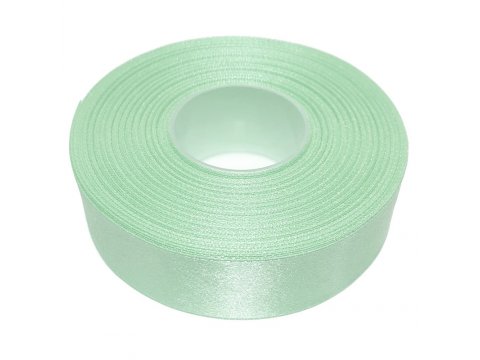 25mm wstążka atłasowa 25m 138 zielona