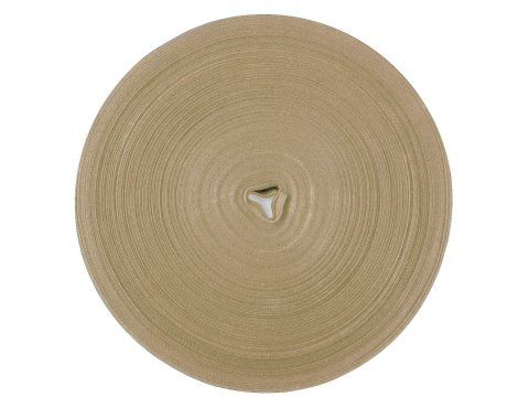 Taśma bawełniana 10mm C1901 BEŻ cena za 50m wzór w jodełkę