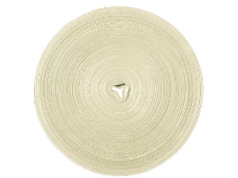 Taśma bawełniana 10mm REZ00 ECRU/KREM cena za 50m wzór w jodełkę