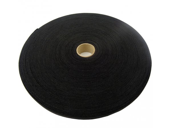 Guma 20mm CZARNA 25m dziana polski produkt gumka krawiecka odzieżowa