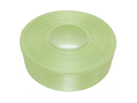 25mm wstążka atłasowa 25m 140 zielona