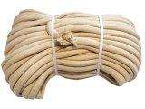 Sznurek 10mm 30m KREM ECRU surowa bawełna niefarbowana z rdzeniem bawełnianym knot 1cm knoty hurtownia sznurków