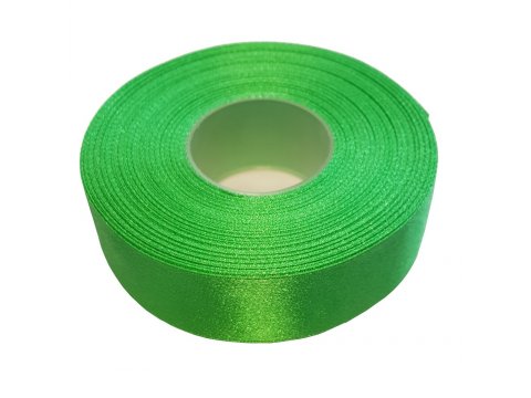 25mm wstążka atłasowa 25m 142 zielona