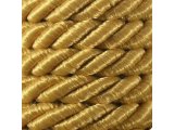 Sznurek 7mm 104 ZŁOTY [pomarańczowy] skręcany mix bawełny 20m do alb