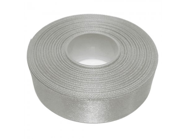 25mm wstążka atłasowa 25m 147 szara