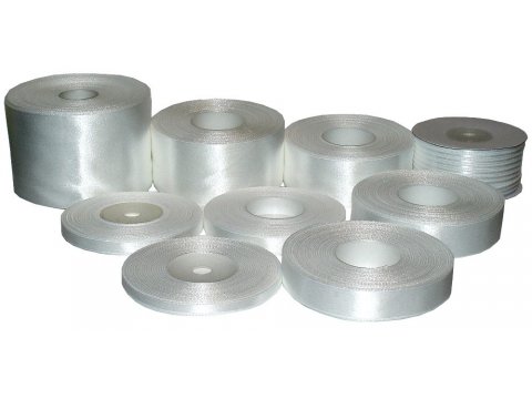 25mm wstążka atłasowa 25m 153 żółta