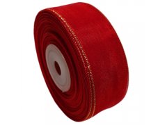 25mm wstążka organza ze...