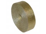25mm wstążka ZŁOTA brokatowa cena za HURT 10 rolek po 27,4m tasiemka z pięknym metalicznym połyskiem polskiego złota