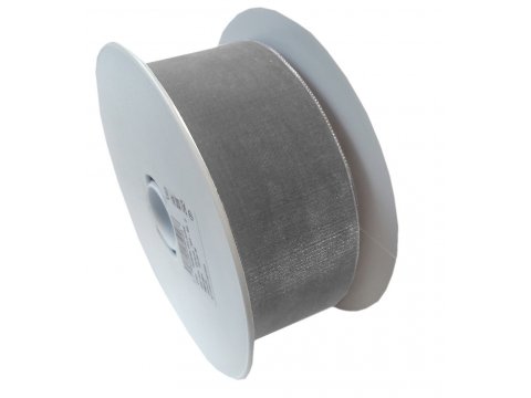 50mm tasiemka aksamitka cena za 1m SZARY 459 francuska welur
