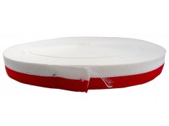 Ryps 20mm BIAŁO-CZERWONY...