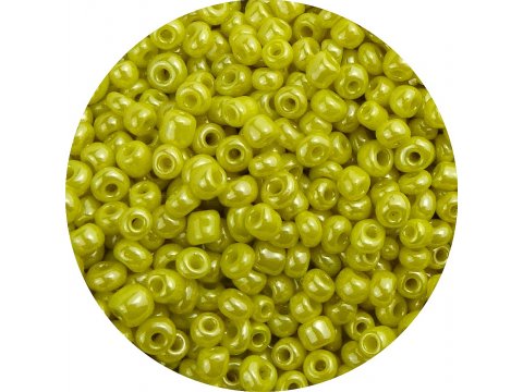 Koraliki szklane 2mm kulki drobne 18063 ŻÓŁTE NIEPRZEZROCZYSTE Z LUSTRZANYM POŁYSKIEM cena za 100g kolorowe korale
