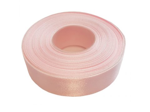 25mm wstążka atłasowa 25m 181 różowa