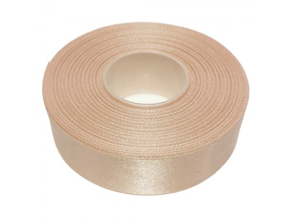 25mm wstążka atłasowa 25m 185 beżowa