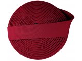 Guma 50mm 5cm tkana 8506 CZERWONY CIEMNY HURT cena za 25m czeski produkt gumka krawiecka odzieżowa PEGA