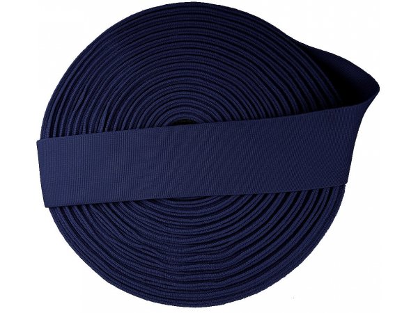 Guma 50mm 5cm tkana 7704 GRANATOWY HURT cena za 25m czeski produkt gumka krawiecka odzieżowa PEGA