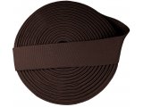 Guma 50mm 5cm tkana 7905 BRĄZ CIEMNY HURT cena za 25m czeski produkt gumka krawiecka odzieżowa PEGA