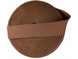 Guma 50mm 5cm tkana 7906 BRĄZ JASNY HURT cena za 25m czeski produkt gumka krawiecka odzieżowa PEGA