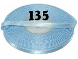 6mm wstążka atłasowa 135 BŁĘKITNY cena za 1 rolkę 25m nylonowa wstążeczka satynowa największy wybór sklep W