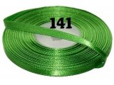6mm wstążka atłasowa 141 ZIELONY cena za 1 rolkę 25m nylonowa wstążeczka satynowa największy wybór sklep W