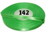 6mm wstążka atłasowa 142 ZIELONY cena za 1 rolkę 25m nylonowa wstążeczka satynowa największy wybór sklep W