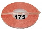 6mm wstążka atłasowa 175 ŁOSOSIOWY cena za 1 rolkę 25m nylonowa wstążeczka satynowa największy wybór skle