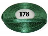 6mm wstążka atłasowa 178 ZIELONY cena za 1 rolkę 25m nylonowa wstążeczka satynowa największy wybór skle