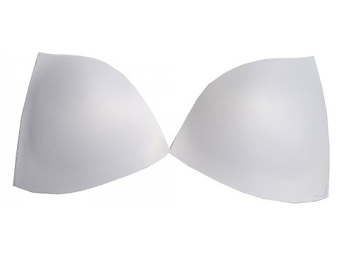 Trójkątne wkładki push up BIAŁE rozmiar TG.1 cena za 1 parę najmniejszy do bikini strojów kąpielowych hurtownia